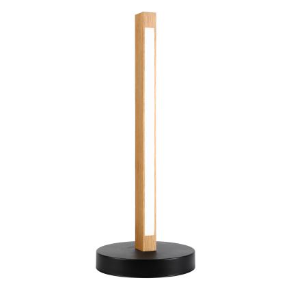 Lámpara de sobremesa LED VERDE LED/10W/230V 3000K roble/negro