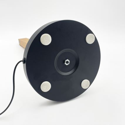 Lámpara de sobremesa LED VERDE LED/10W/230V 3000K roble/negro