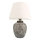 Lámpara de sobremesa RAMZES 1xE27/40W/230V blanca/gris