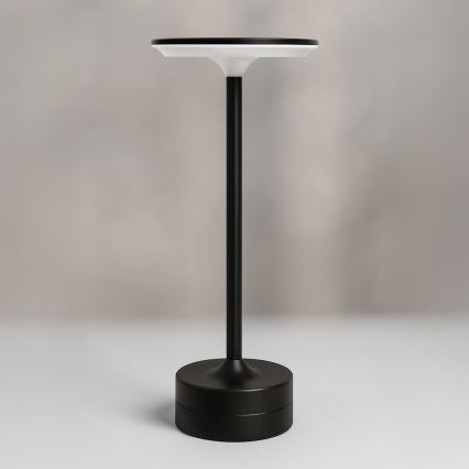 Lámpara de sobremesa táctil recargable LED TAVOLO LED/2,5W/5V 2400 mAh 3000-6000K negra