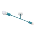 Lámpara de superficie CAMBRIDGE 2xE27/15W/230V azul