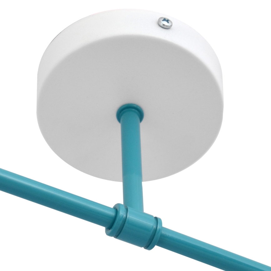 Lámpara de superficie CAMBRIDGE 2xE27/15W/230V azul