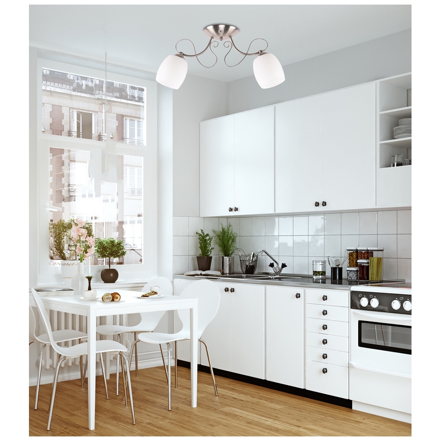 Lámpara de suspensión AMBA 2xE27/40W/230V