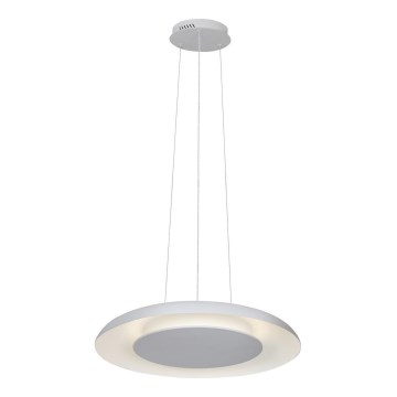Lámpara de suspensión con cable PIATTINO LED/30W/230V 2700/3200/4000K diámetro 40 cm blanca