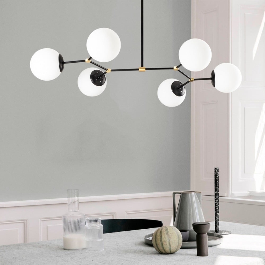 Lámpara de suspensión DAMAR 6xE27/40W/230V