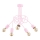 Lámpara de suspensión infantil TANGO 5xE27/60W/230V rosa