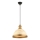 Lámpara de suspensión MONZA 1xE27/40W/230V, diámetro 29 cm, crema/bronce