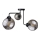 Lámpara de suspensión OSMO 3xE27/60W/230V negro