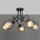 Lámpara de suspensión OXFORD 5xE27/15W/230V negro