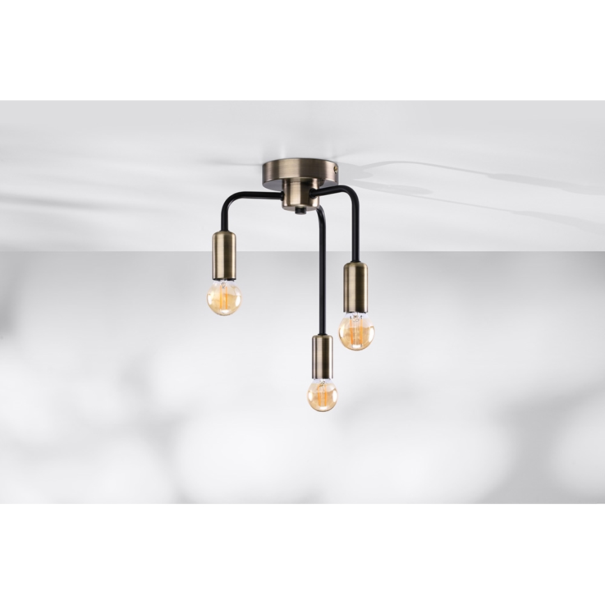 Lámpara de suspensión SAGA 3xE27/40W/230V