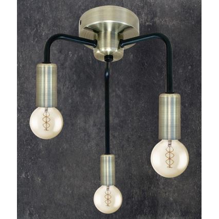 Lámpara de suspensión SAGA 3xE27/40W/230V