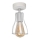 Lámpara de suspensión TUBE II 1xE27/15W/230V blanco