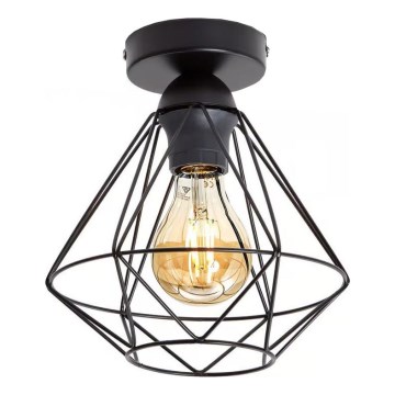 Lámpara de techo 1xE27/40W/230V negra