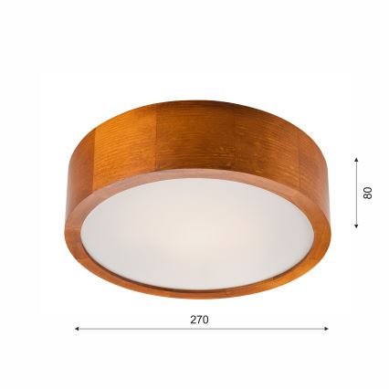 Lámpara de techo 1xE27/60W/230V pino