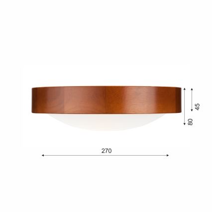 Lámpara de techo 1xE27/60W/230V pino