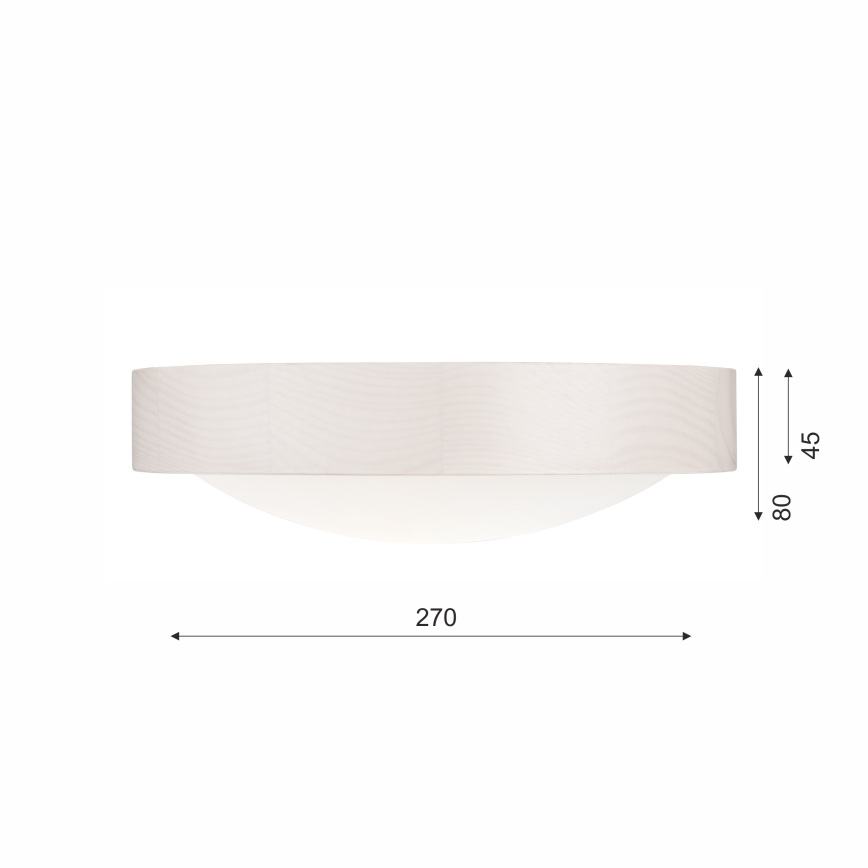 Lámpara de techo 1xE27/60W/230V pino