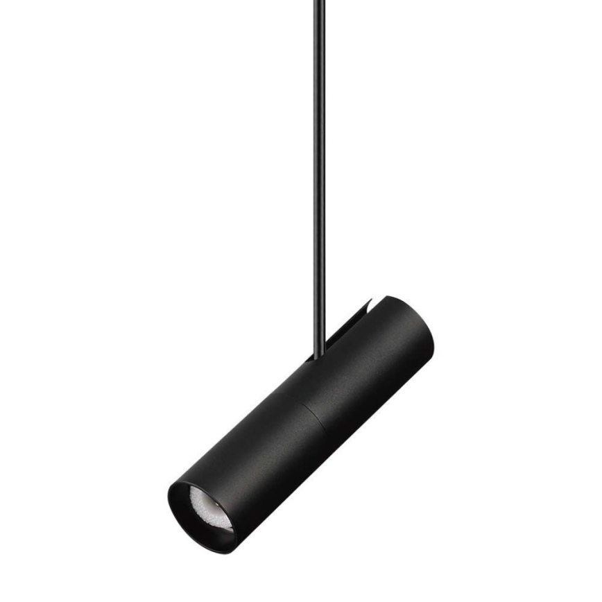 Lámpara colgante con varilla 1xGU10/35W/230V negro