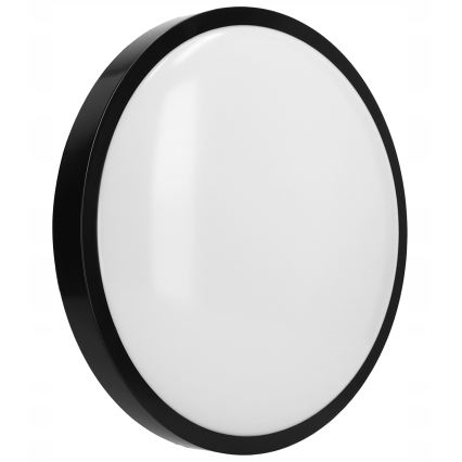 Lámpara de techo 2xE27/40W/230V, diámetro 29,5 cm, negra