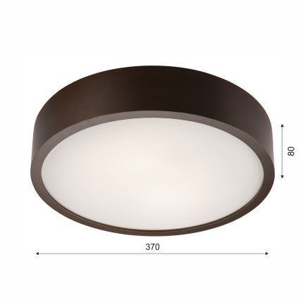 Lámpara de techo 2xE27/60W/230V pino