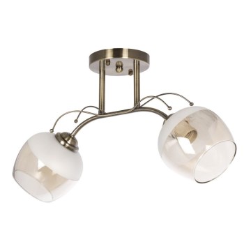 Lámpara de techo 2xE27/60W/230V latón