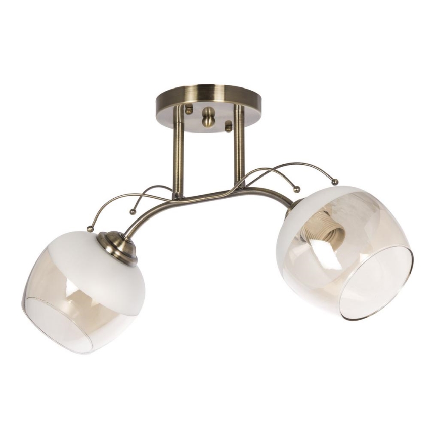 Lámpara de techo 2xE27/60W/230V latón