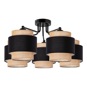 Lámpara de techo 5xE27/60W/230V beige
