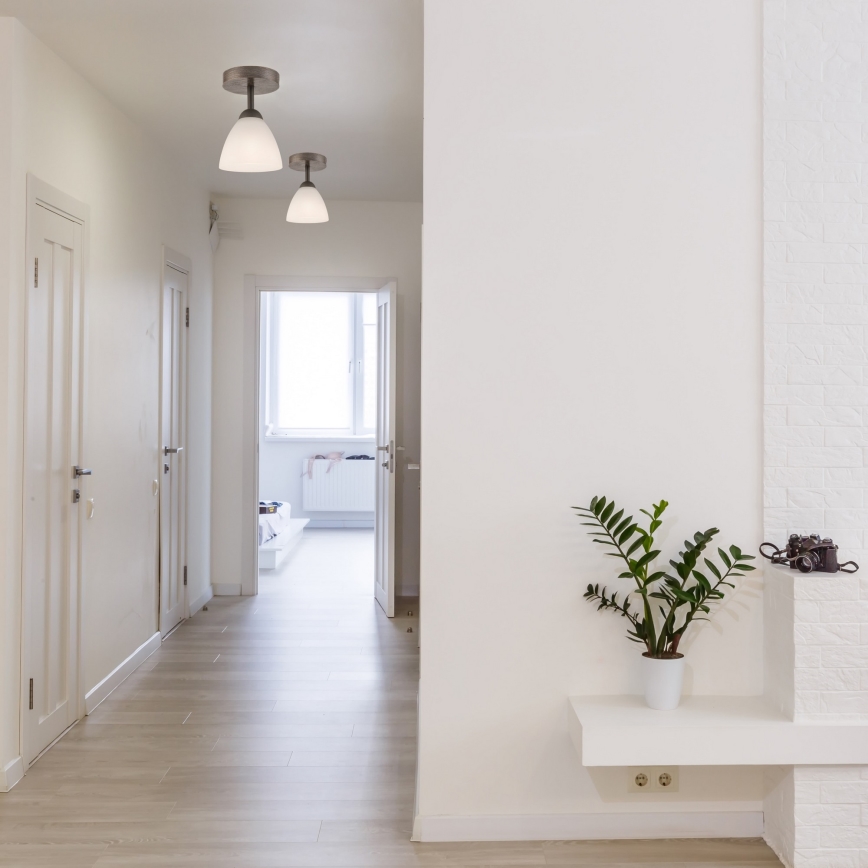 Lámpara de techo empotrada ADRIANO 1xE27/60W/230V haya