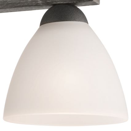 Lámpara de techo ADRIANO 3xE27/60W/230V haya