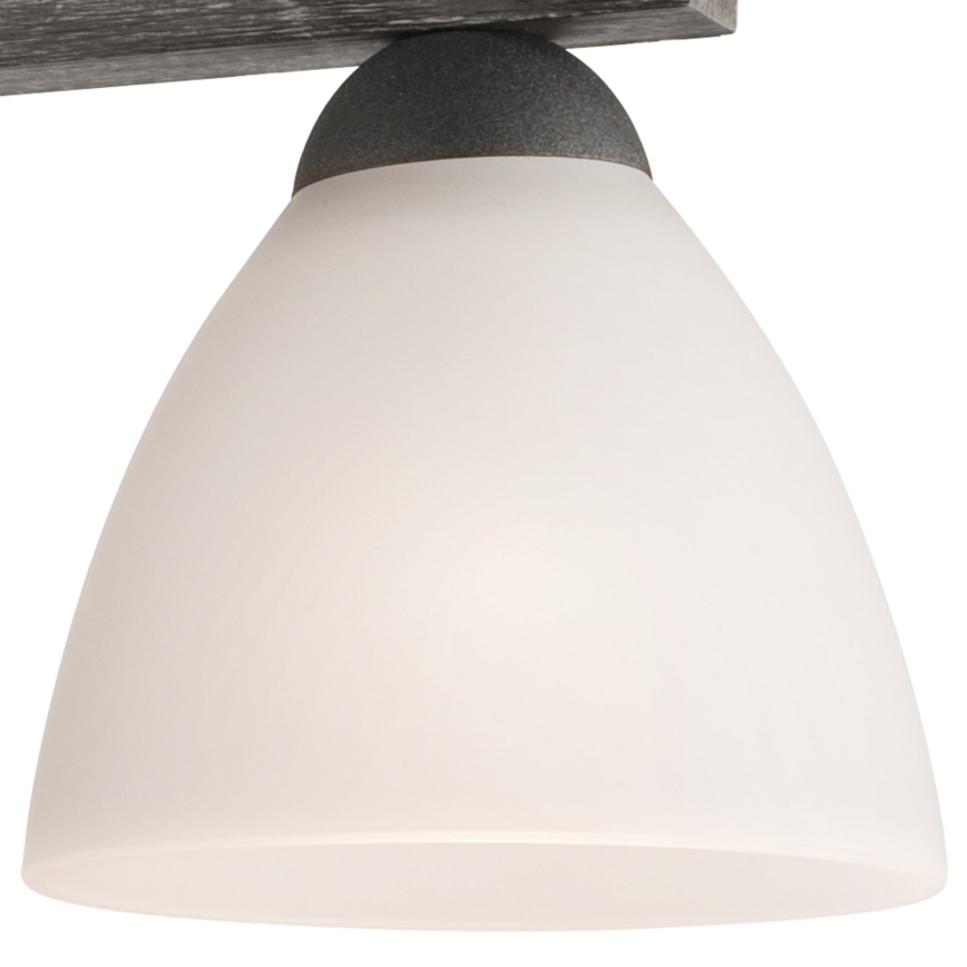 Lámpara de techo ADRIANO 3xE27/60W/230V haya
