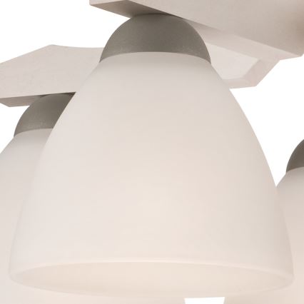 Lámpara de techo ADRIANO 5xE27/60W/230V haya
