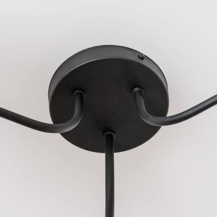 Lámpara de techo ALBA de montaje en superficie 3xE27/15W/230V, gris