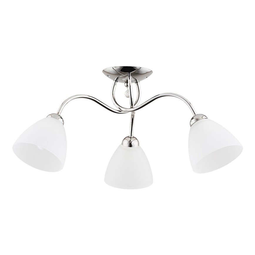 Lámpara de techo AMARILLO 3xE27/15W/230V cromo brillante