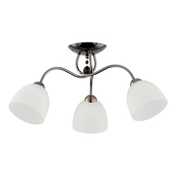 Lámpara de techo AMARILLO 3xE27/15W/230V cromo brillante