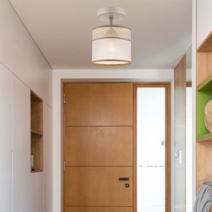 Lámpara de techo empotrada ANDREA 1xE27/60W/230V haya