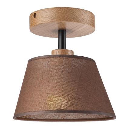 Lámpara de techo empotrada ANTONIO 1xE14/40W/230V marrón/roble