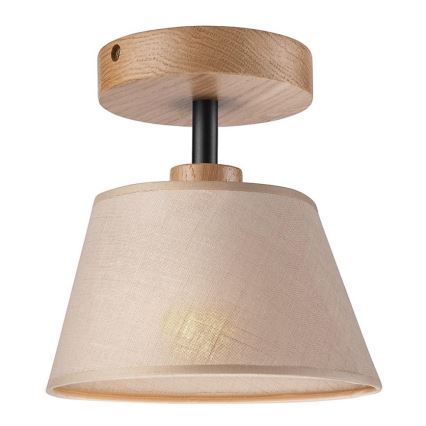 Lámpara de techo empotrada ANTONIO 1xE14/60W/230V beige/roble