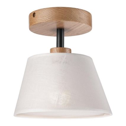 Lámpara de techo empotrada ANTONIO 1xE14/60W/230V blanca/roble
