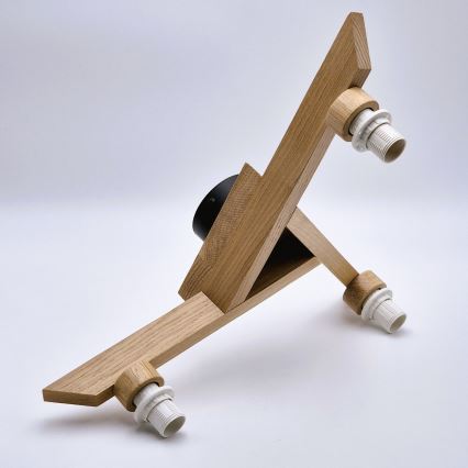Lámpara de techo empotrada ANTONIO 3xE14/40W/230V roble