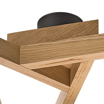 Lámpara de techo empotrada ANTONIO 3xE14/40W/230V roble