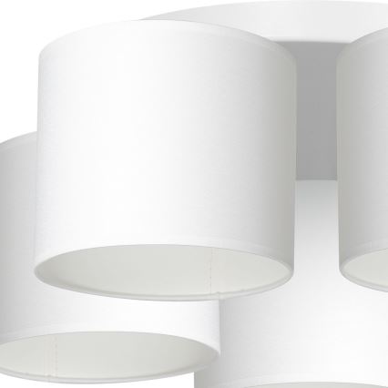 Lámpara de techo empotrada ARDEN 5xE27/60W/230V blanca