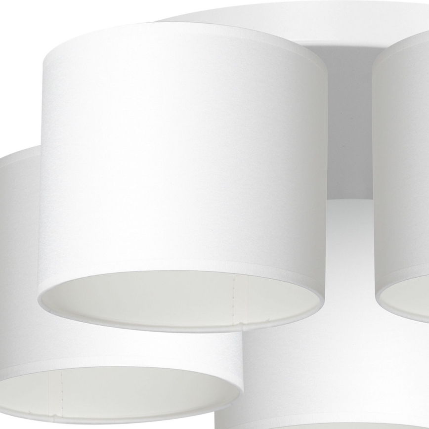 Lámpara de techo empotrada ARDEN 5xE27/60W/230V blanca