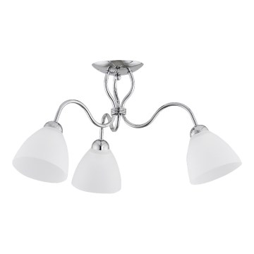 Lámpara de techo ARIEL 3xE27/15W/230V cromo brillante