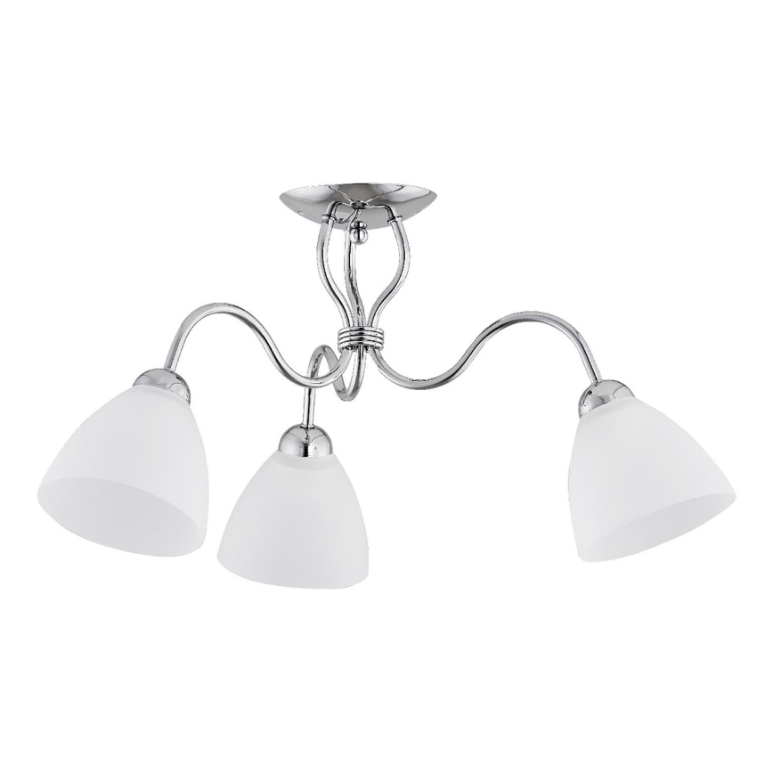 Lámpara de techo ARIEL 3xE27/15W/230V cromo brillante