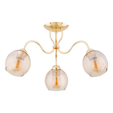 Lámpara de techo ARIEL 3xE27/15W/230V dorado