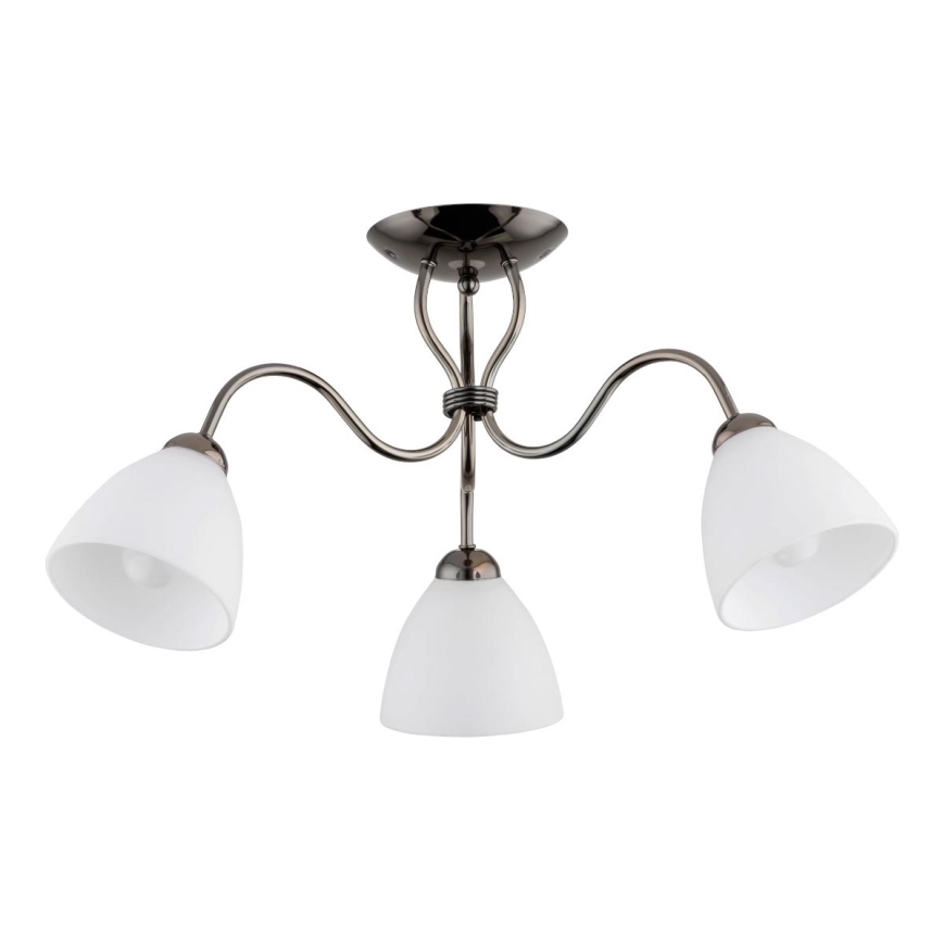 Lámpara de techo ARIEL 3xE27/15W/230V gris