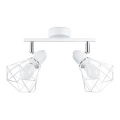 Lámpara de techo ARTEMIS 2xE14/40W/230V blanca