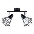 Lámpara de techo ARTEMIS 2xE14/40W/230V negro