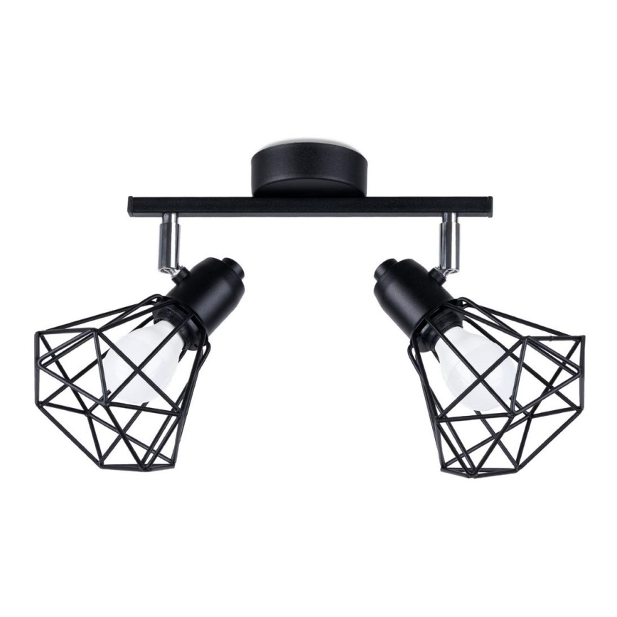 Lámpara de techo ARTEMIS 2xE14/40W/230V negro