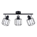 Lámpara de techo BELUCI 3xE14/40W/230V negra