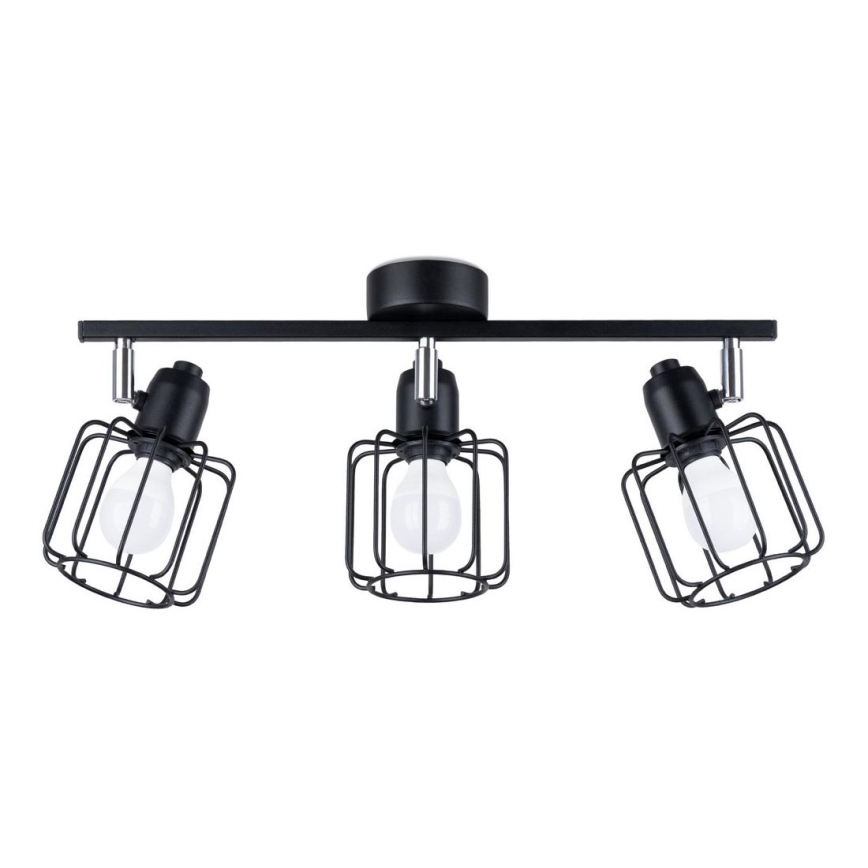 Lámpara de techo BELUCI 3xE14/40W/230V negra